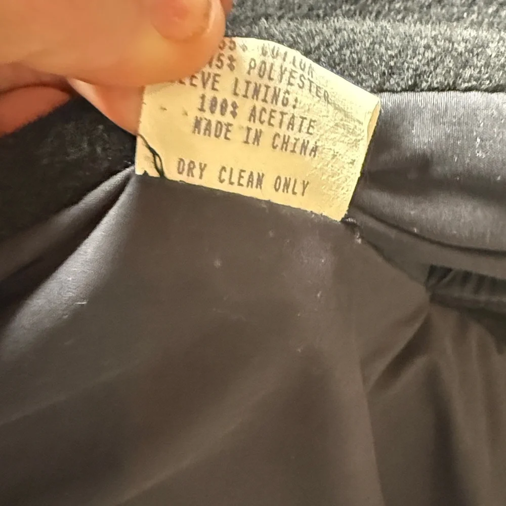 J Crew black wool pea coat. Size PXS - Picture 6 of 11